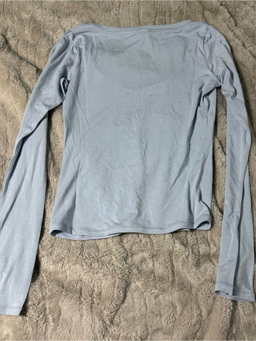 SKIMS Scoop Neck Sleep Top only| Zen Blue | Size S - Picture 9 of 11